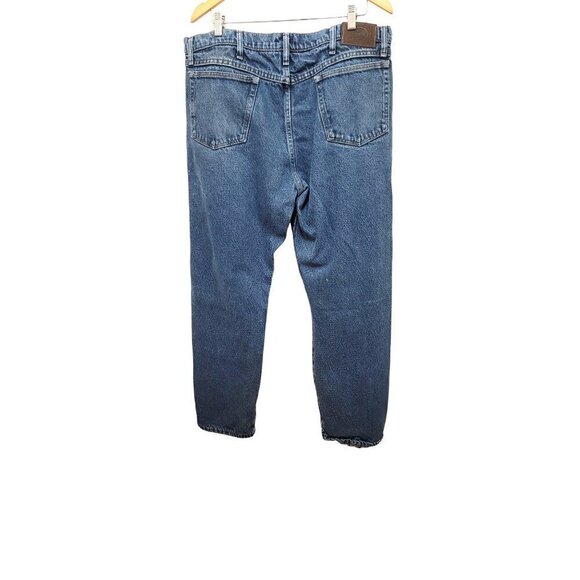 CABELAS DENIM BLUE  FLEECE-LINED PANTS SIZE 38X32 - Picture 3 of 10